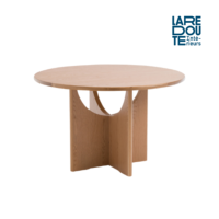 Victoria table à manger ronde en chêne 4-6 couverts