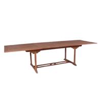 Java table à manger rectangulaire extensible en teck 200/300 cm