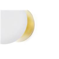 Manisa applique 1 boule laiton et opaline