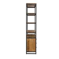 Zago bibliothèque en bois recyclé et métal