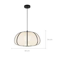 Dao suspension en bambou naturel et papier ø38