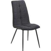 Aglo chaise en tissu gris