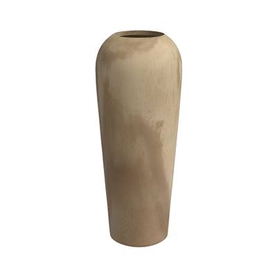 Aya vase en bois de suar décoratif H70