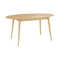 Epura table à manger ovale en bois clair 6 personnes