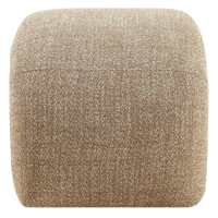 Ricoti pouf en tweed jaune miami forme arche
