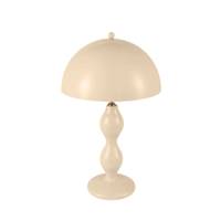 Odete lampe de table style champignon beige satiné