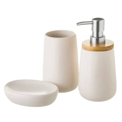 Simp set de toilette 3 pièces blanc