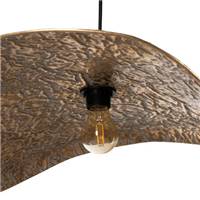 Poncho suspension en métal doré courbé