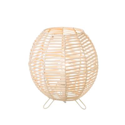 Buri lampe rotin naturel et métal