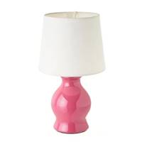 Finley lampe en céramique rose et blanc