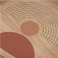 Arches plateau rond fond naturel