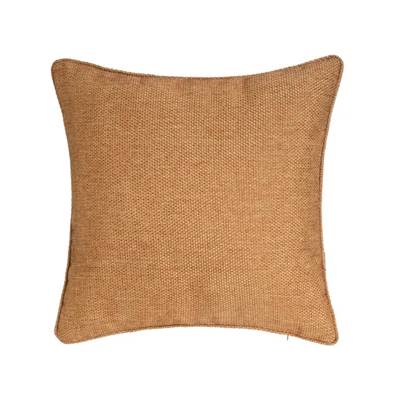 Linen coussin natura cannelle 45x45