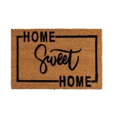 Ballas tapis en fibre de coco HOME SWEET HOME 60x40cm