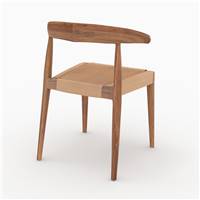 Blaise chaise en bois de teck et cordage loom