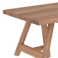 Milo table à manger en bois de teck 8 personnes