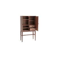 Fervine armoire bahut sur pieds noyer