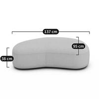Banana repose pieds lin chambray naturel