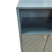 Luxore buffet bar compact bleu de prusse