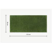 Aire tapis vert chartreuse 50x110
