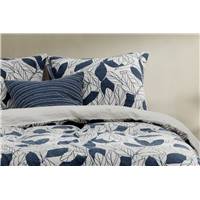 Joana parure de lit bleu indigo 155x220