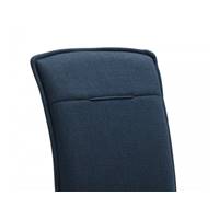 Ciao chaise en tissu bleu