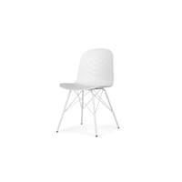 Mavis chaise plastique blanc