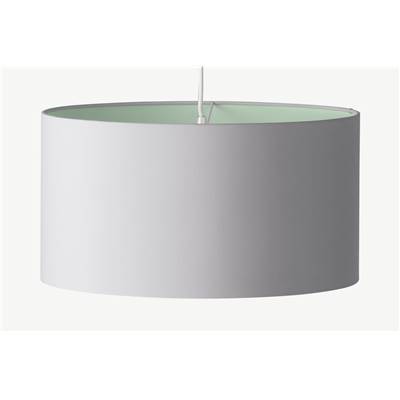 May abat-jour moyen vert poudré gris