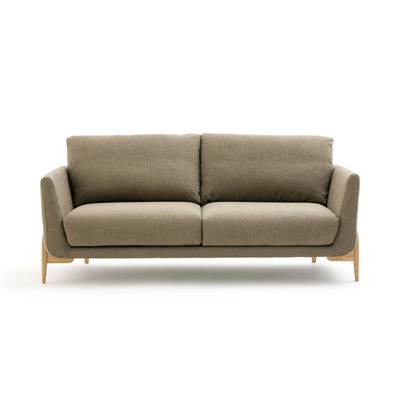 Jjyce canapé 2 places en tissu texturé taupe