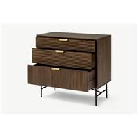 Haines commode bois de manguier et laiton