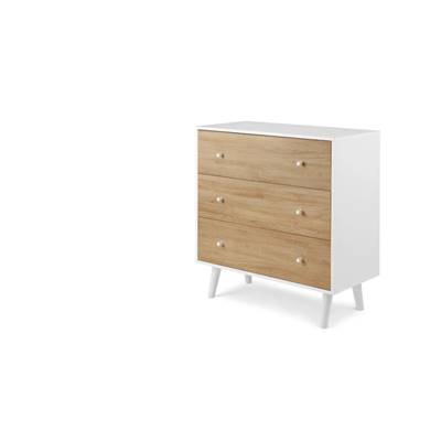 Larsen commode chêne et blanc