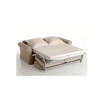 Takayu canapé convertible en coton taupe