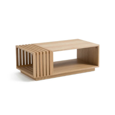 Lyssandre table basse plaqué frêne