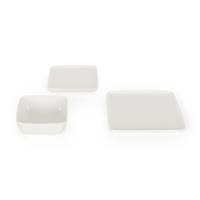 Ragnar service 12 pièces porcelaine blanc
