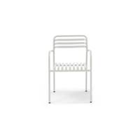 Olai fauteuil de jardin aluminium blanc