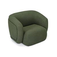 Nao fauteuil bouclé vert kaki