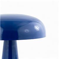 Ernest lampe champignon en métal bleu