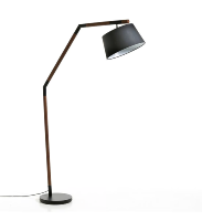 Fanfan lampadaire arc noyer