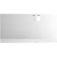 Tris lampadaire blanc mat et argent