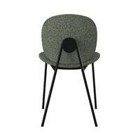 Slano chaise en tissu bouclé vert
