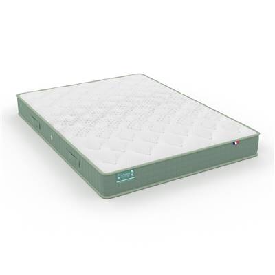 Adovli matelas 160x200 latex et mémoire de forme vert