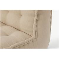 Sully chauffeuse coussin de sol beige avoine