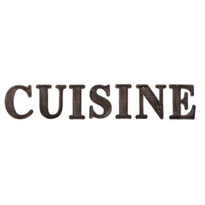 Mot CUISINE en fonte