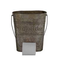 Support papier toilette avec porte journal