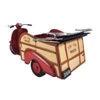 Scooter taxi rouge
