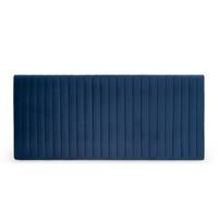 Origamy tête de lit 180cm+ bois d'eucalyptus bleu nuit