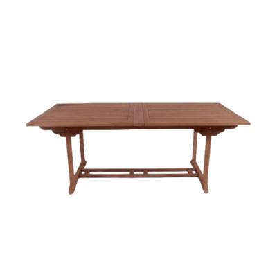 Java table à manger rectangulaire extensible en teck 180/240 cm