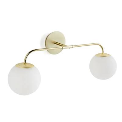 Manisa applique double laiton et opaline