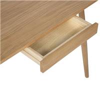 Arandu bureau 1 tiroir en bois clair L90