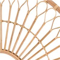 Boho tête de lit 140cm en rotin naturel