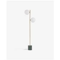 Barl lampadaire en marbre avec finition verte